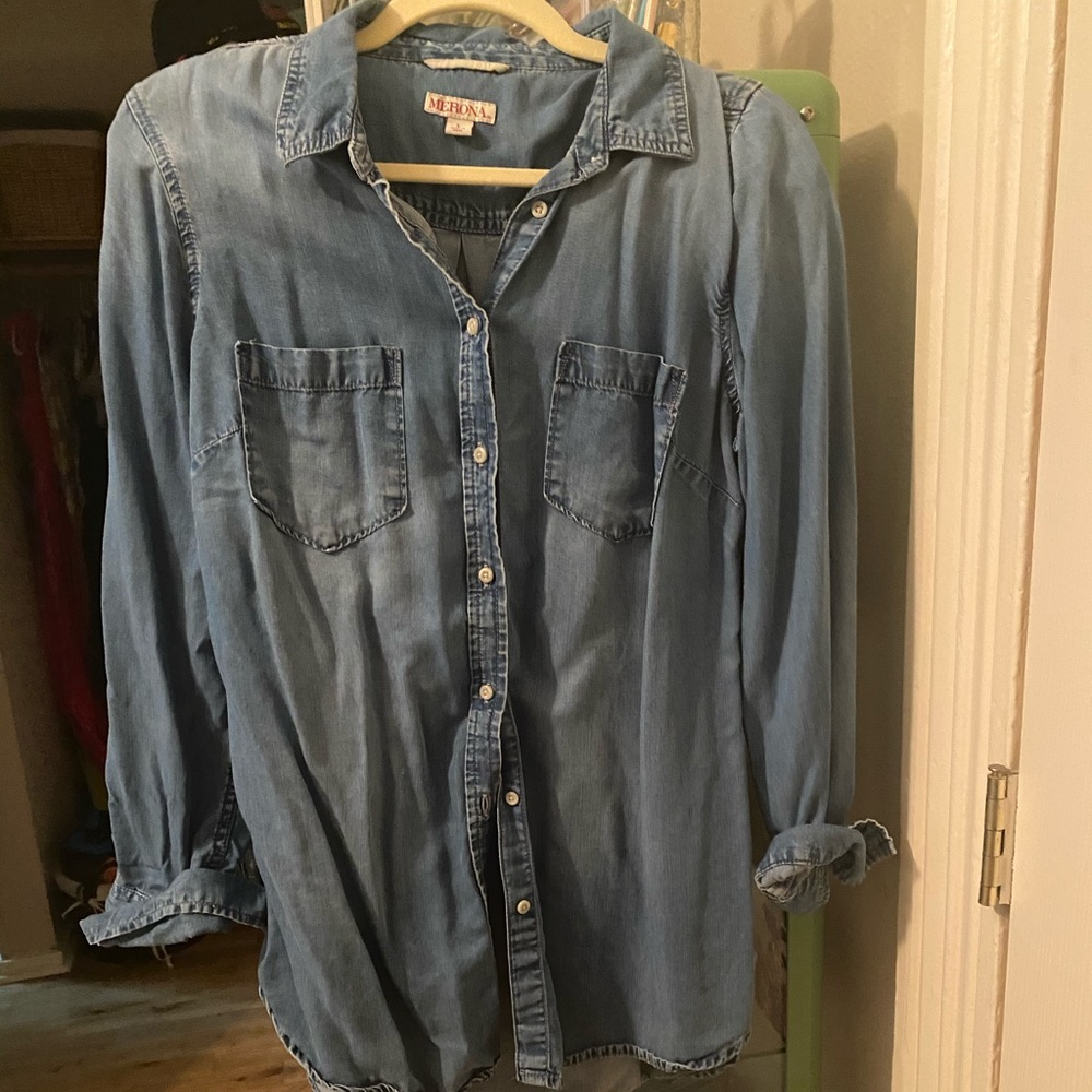 Chambray Button Up